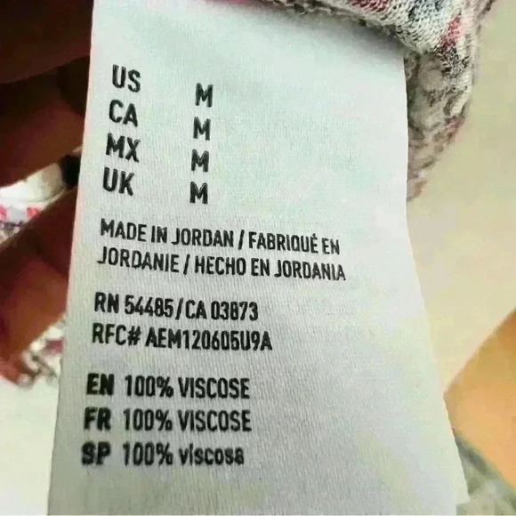 AMERICAN EAGLE OUTFITTERS BOHO COLORFUL LONG SLEEVE BEACHY VACATION ROMPER SIZE - Picture 6 of 7